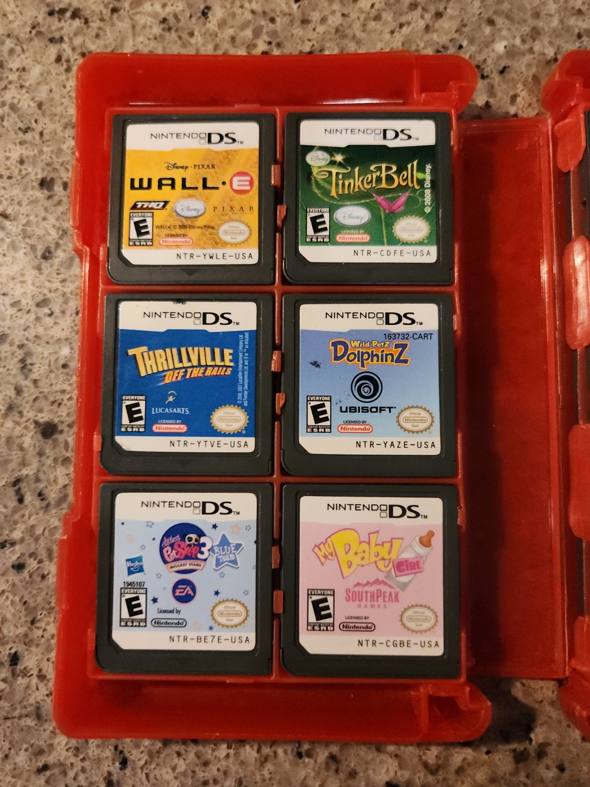 HUGE LOT Nintendo DS Family/Kids Games Cooking Mama Plants Vs Zombies Loose Cart