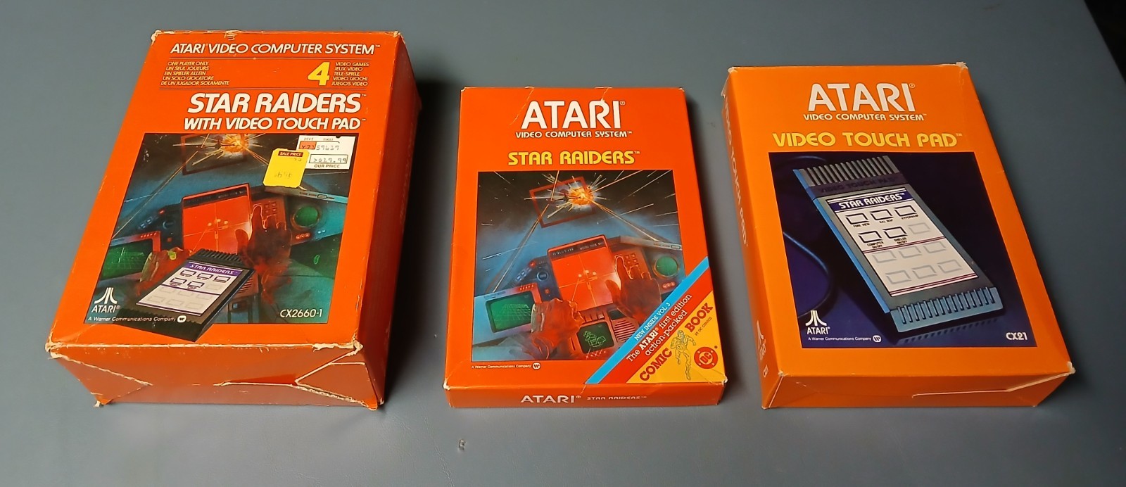 Atari 2600 Star Raiders – Complete In Box (CIB) – With Manual, Catalog & Comic