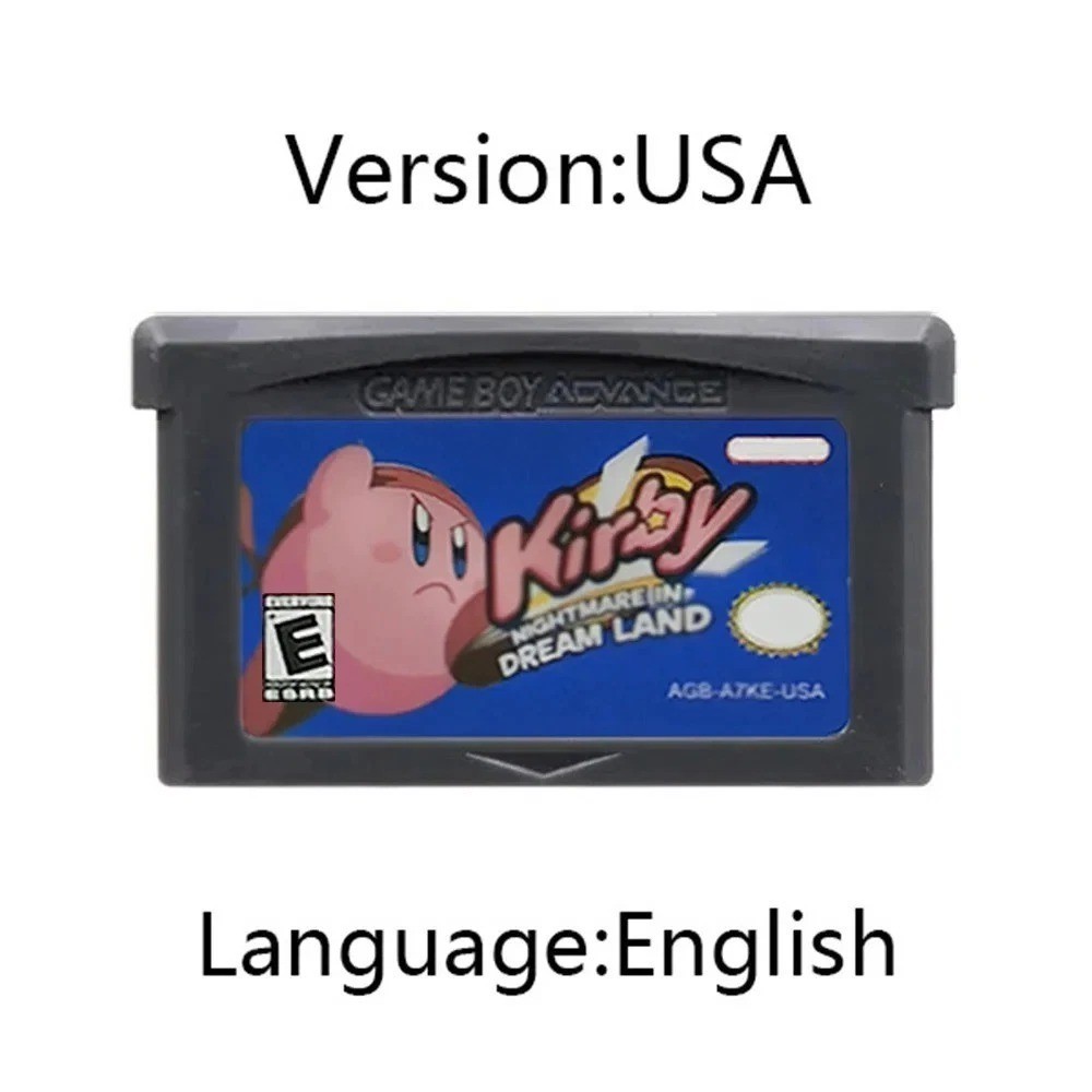 Kirby Nightmare in Dream Land GBA Video Game Gameboy Advance 2002