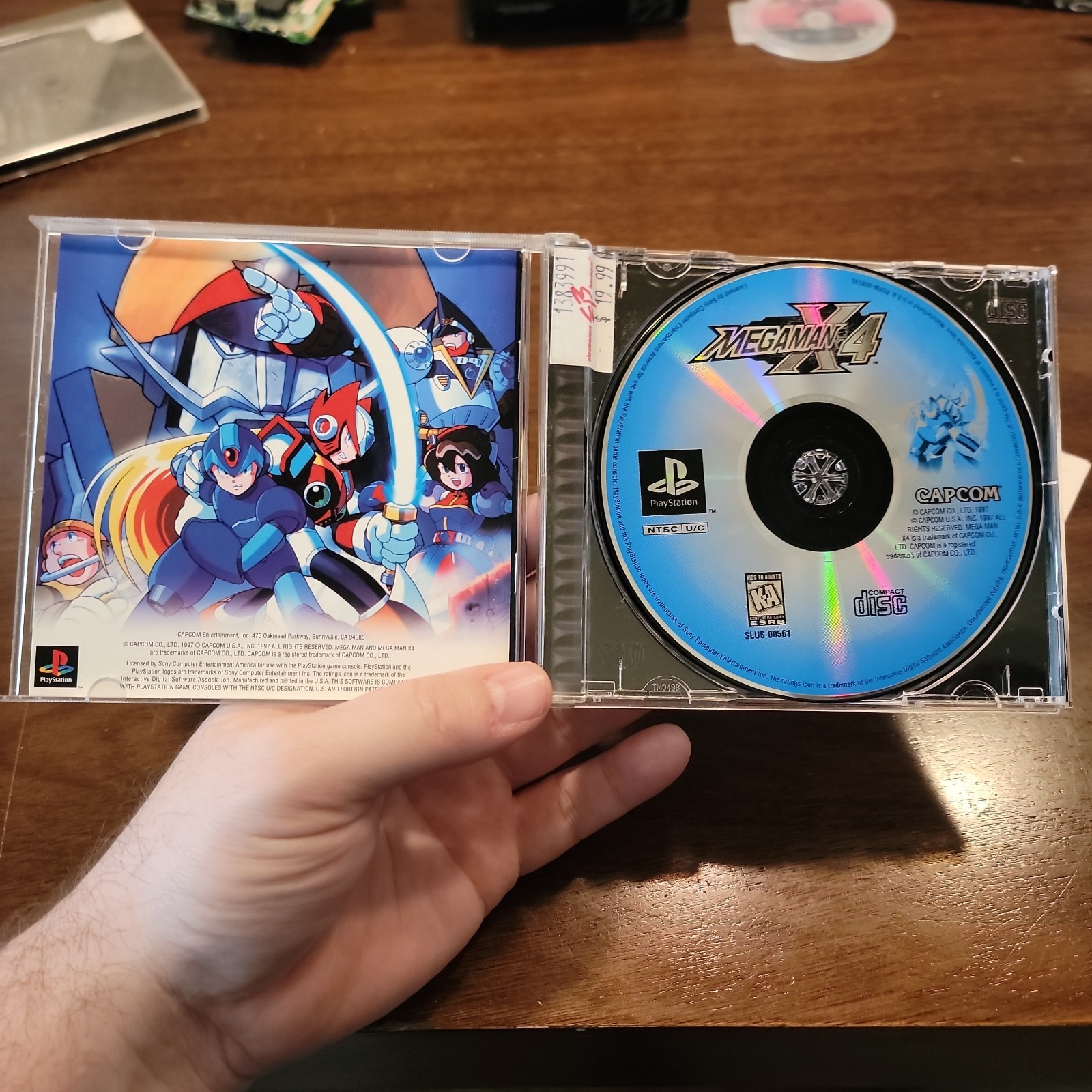 Mega Man X4 (PlayStation 1, 1997) Complete CIB – Tested – Authentic –