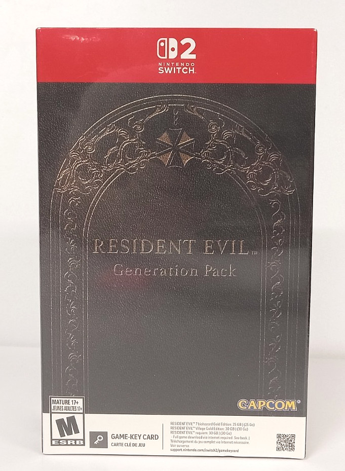 Resident Evil Generation Pack (Nintendo Switch 2 Game-Key Card) – NEW / SEALED!