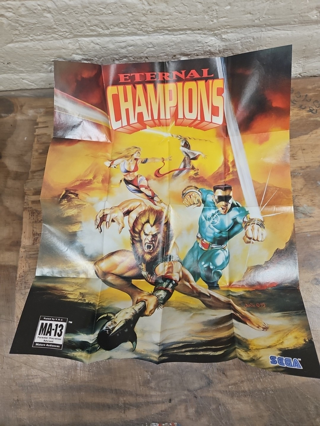 Sega Next Level External Champions Poster (Genesis/Game Gear) Poster ONLY