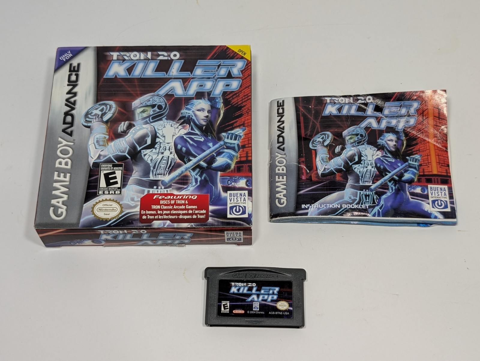 Tron 2.0 Killer App Gameboy Advance GBA CIB Nice Box – No Crushing