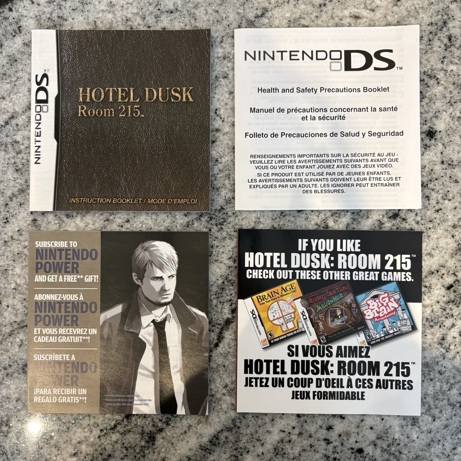 Hotel Dusk: Room 215 (Nintendo DS, 2007) – CIB Complete Tested Works