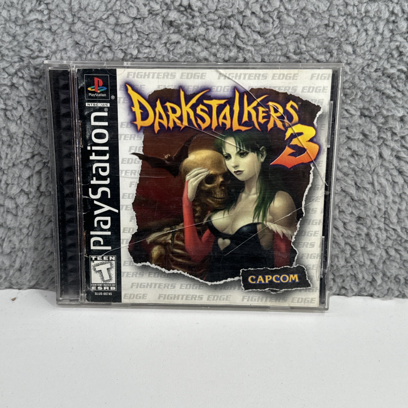 Darkstalkers 3 (Sony PlayStation 1, 1998) CIB With Manual Reg Card. Tested/Works