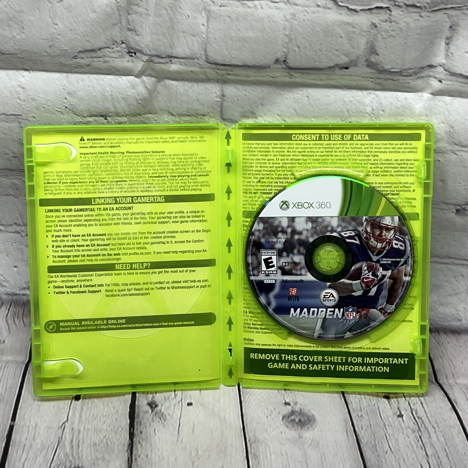 Madden NFL 17 (Microsoft Xbox 360, 2016) Tested