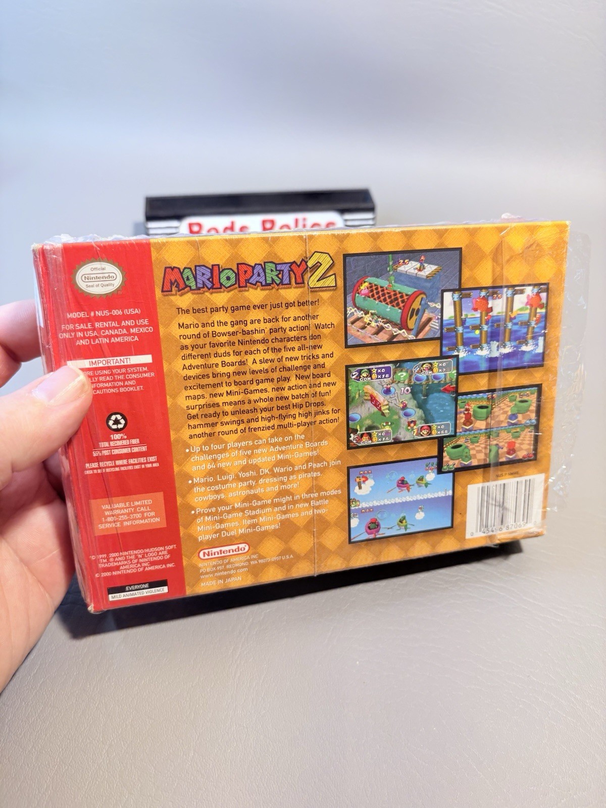 Mario Party 2 N64 Nintendo 64 Complete CIB Authentic – Cellophane Seal