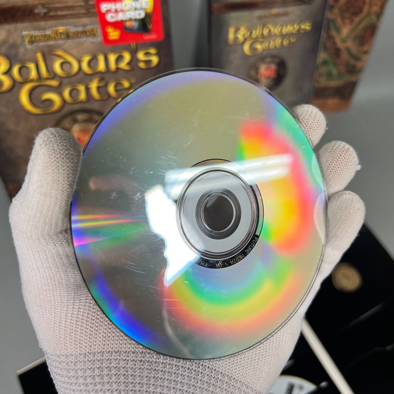 Baldur’s Gate Big Box PC 1998 Forgotten Realms CIB Complete + Phone Card + Map