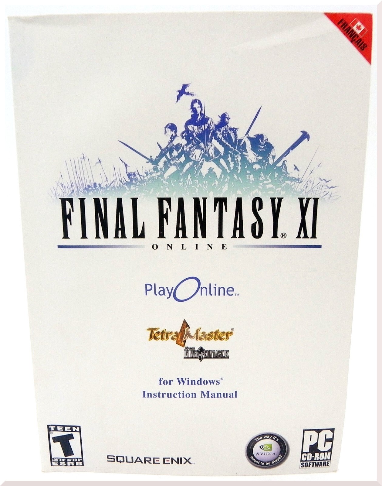 Final Fantasy XI PC CD-Rom Role Playing Game By Square Enix MMORPG 2003