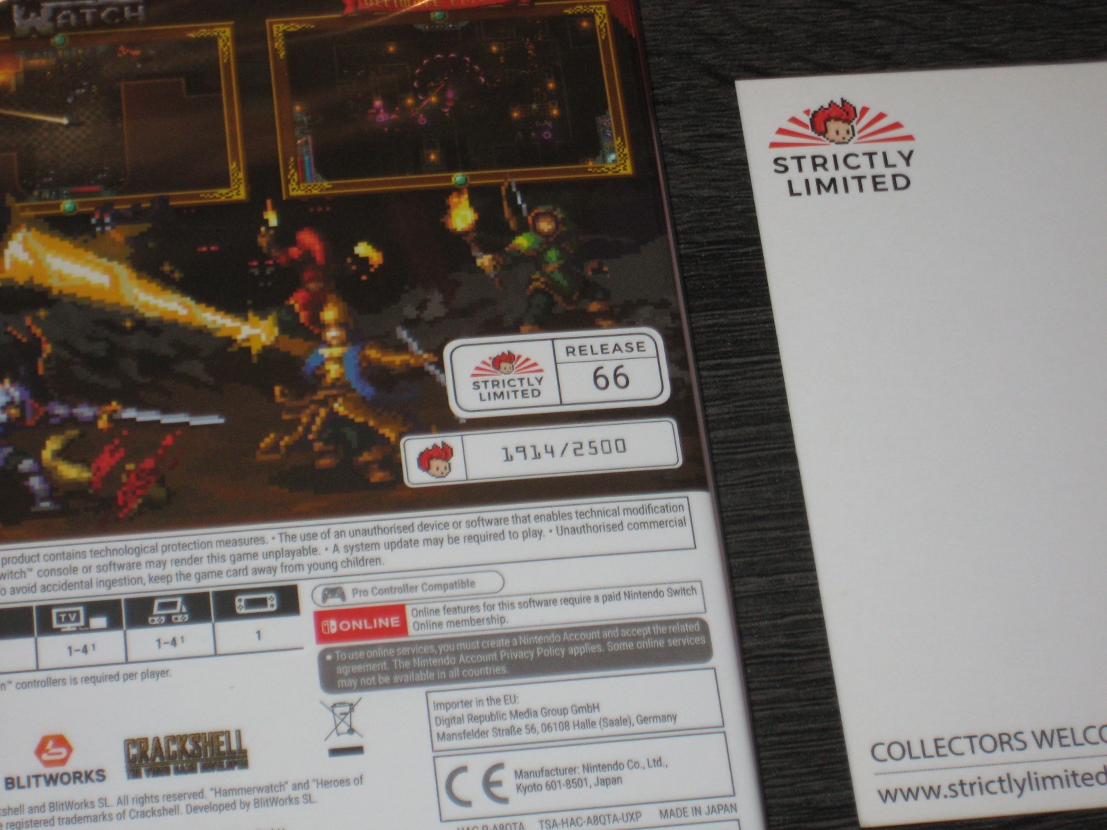 EPICS OF HAMMERWATCH: HEROES’ EDITION w/ POSTCARD (STRICTLY LIMITED 1914/2500)