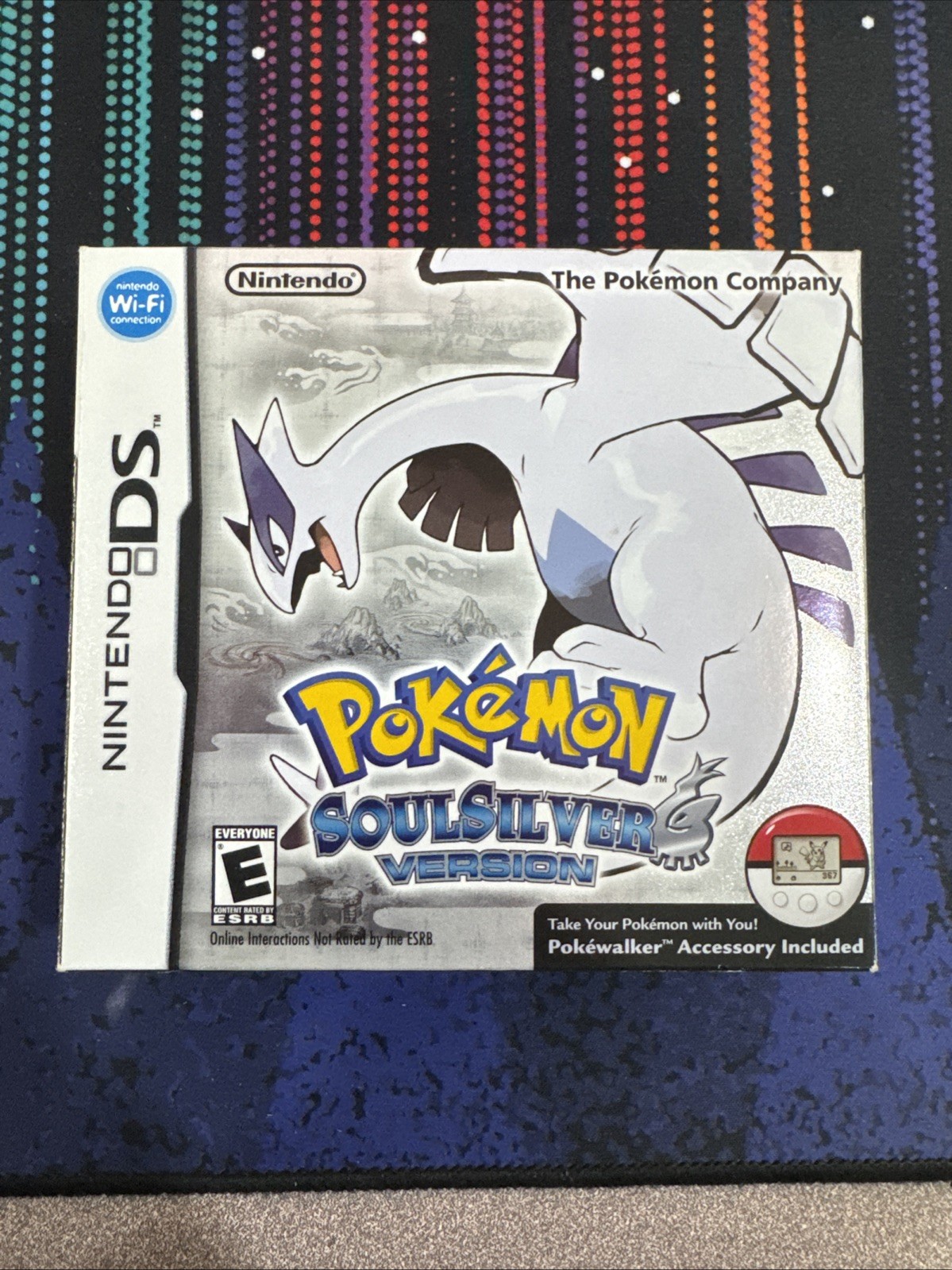 Pokemon SoulSilver Version DS Big Box No Pokewalker Authentic Tested!