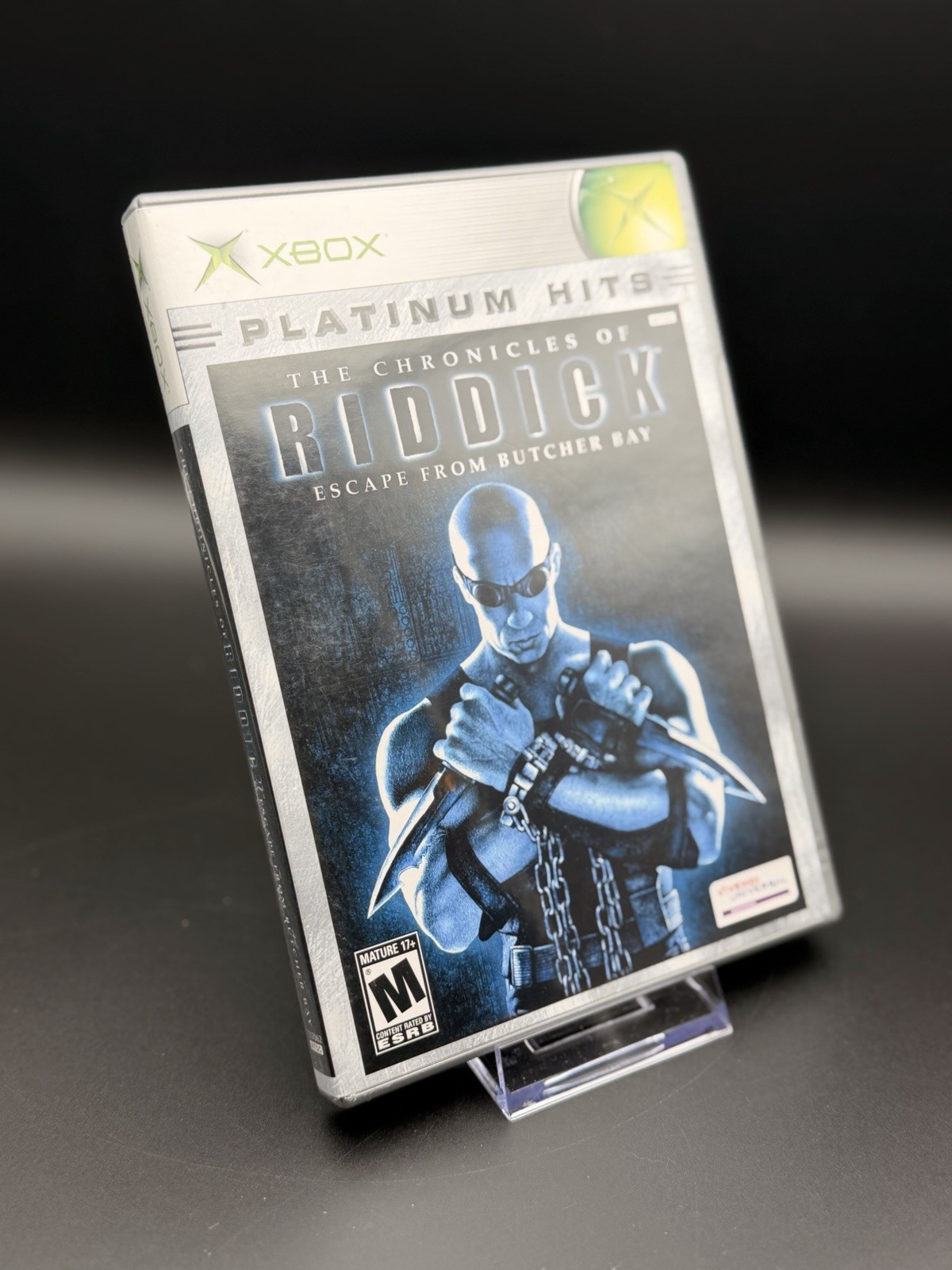 The Chronicles of Riddick: Escape From Butcher Bay Platinum Hits Xbox CIB Tested