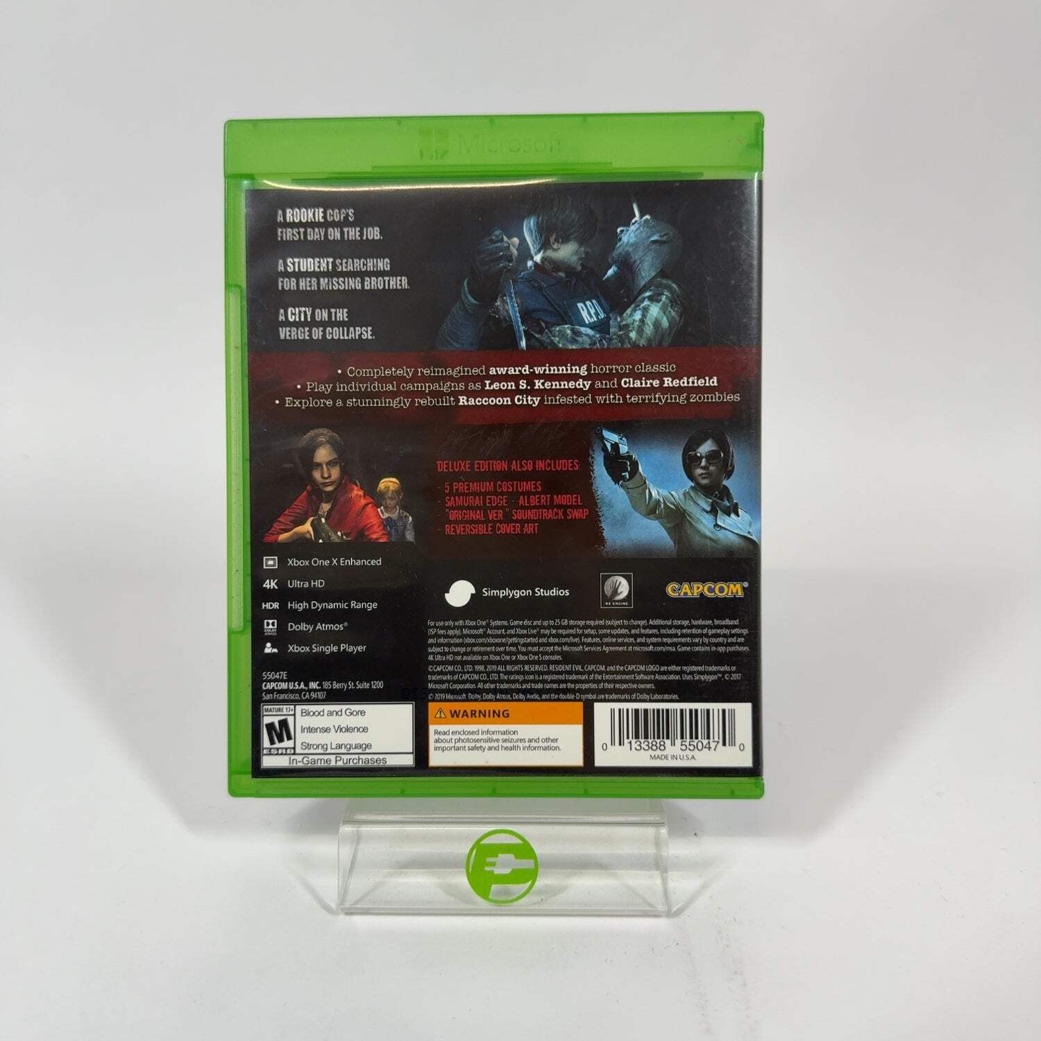 Resident Evil 2 [Deluxe Edition] (Microsoft Xbox One, 2019)