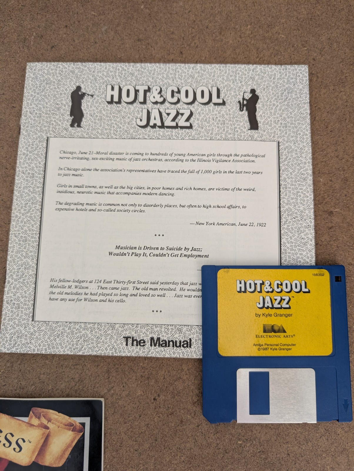 Lot 3 Commodore AMIGA Games – Battle Chess – Only Rock & Roll – Hot & Cool Jazz