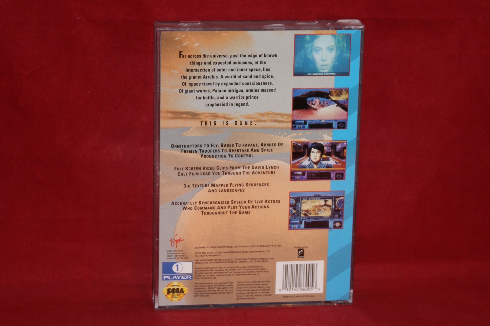 Dune (Sega CD, 1993) Authentic Game, CIB Complete