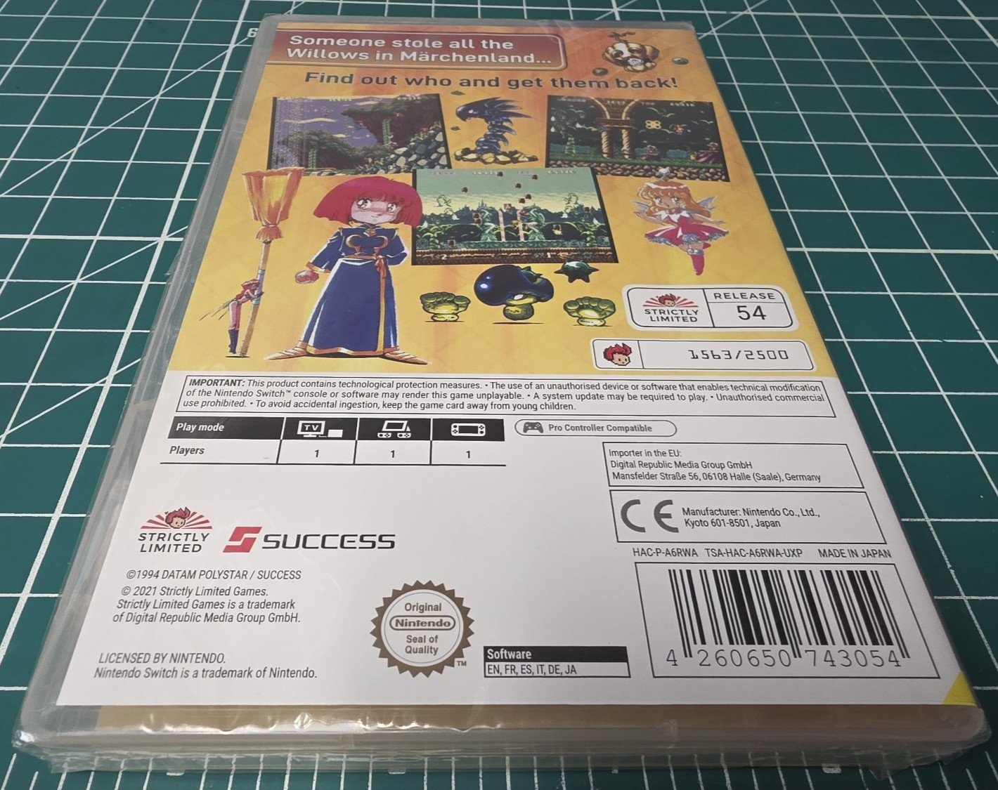 Cotton 100% (Nintendo Switch, 2021) Strictly Limited Games – Brand New – SEALED!