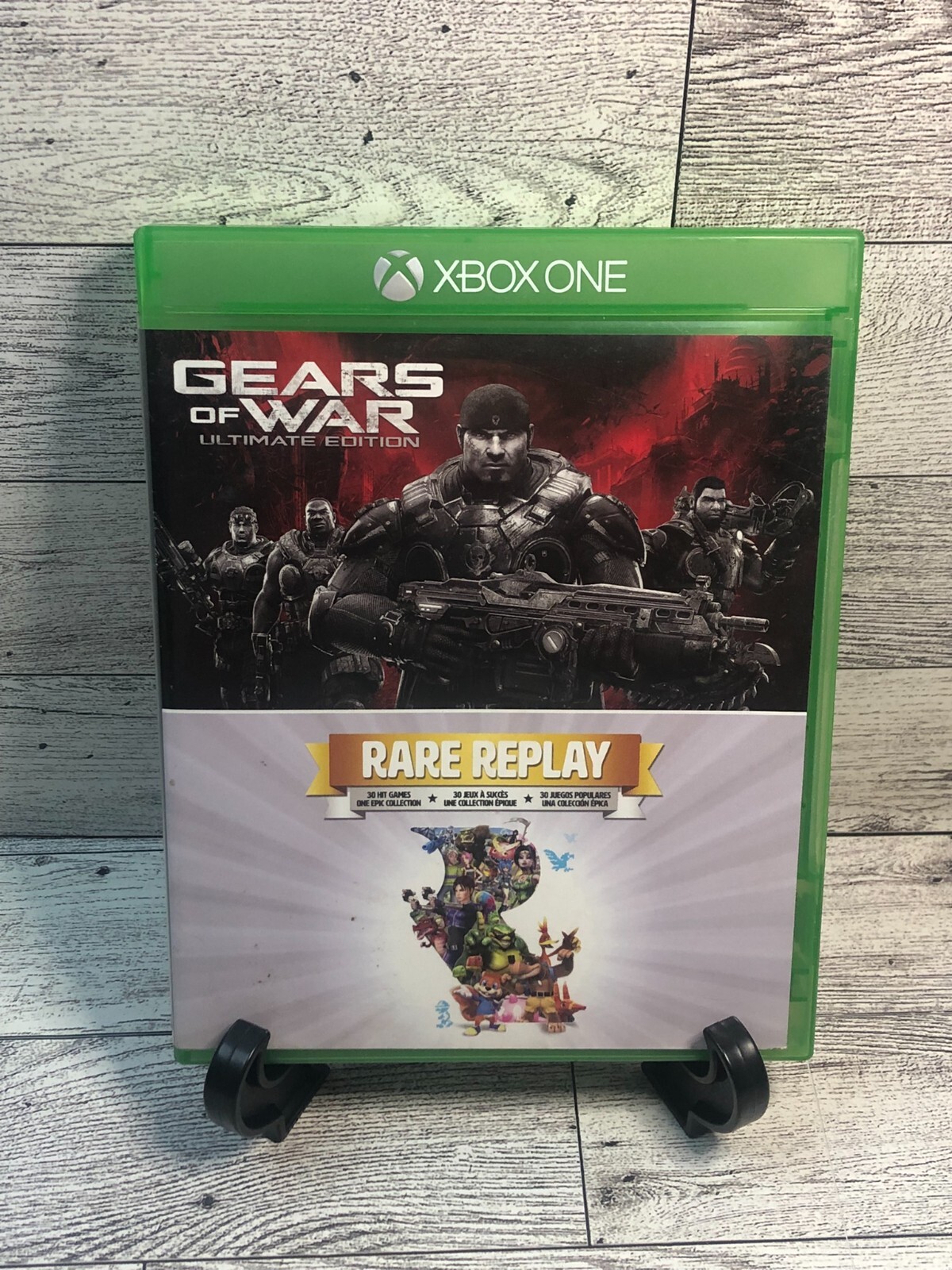 Gears of War Ultimate Edition and Rare Replay Xbox One Complete CIB – MINT DISC