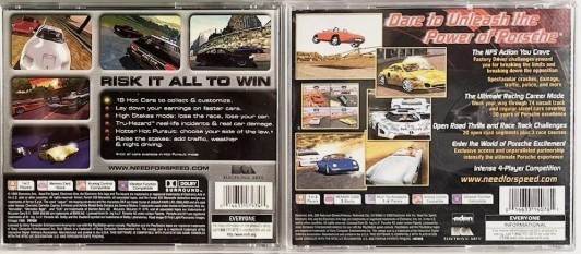 PlayStation PS1 Need for Speed High Stakes & Porsche Unleashed Set of 2 CIB PSX