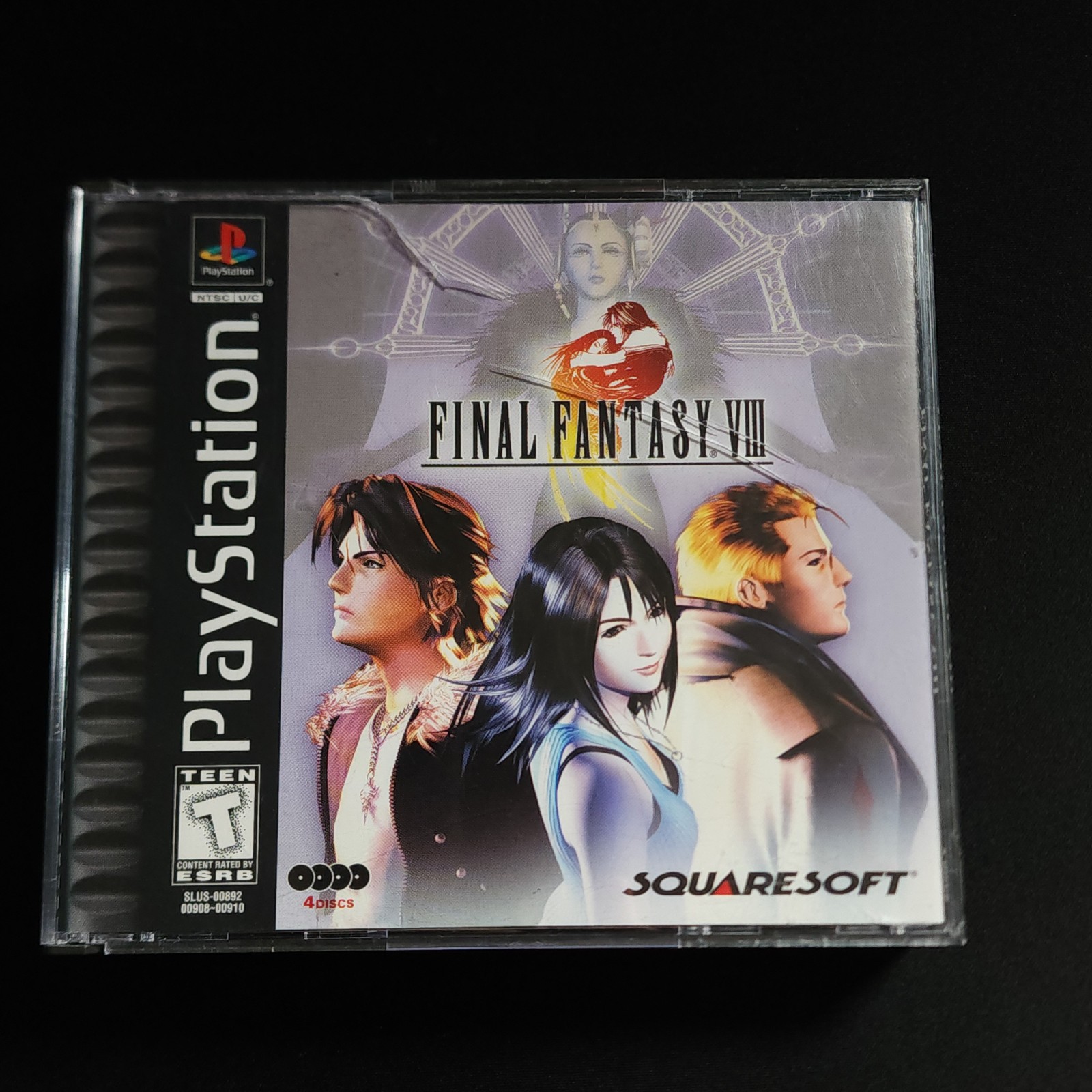 Final Fantasy VIII 8 (Sony PlayStation 1, 1999) Black Label No Manual FFVIII FF8