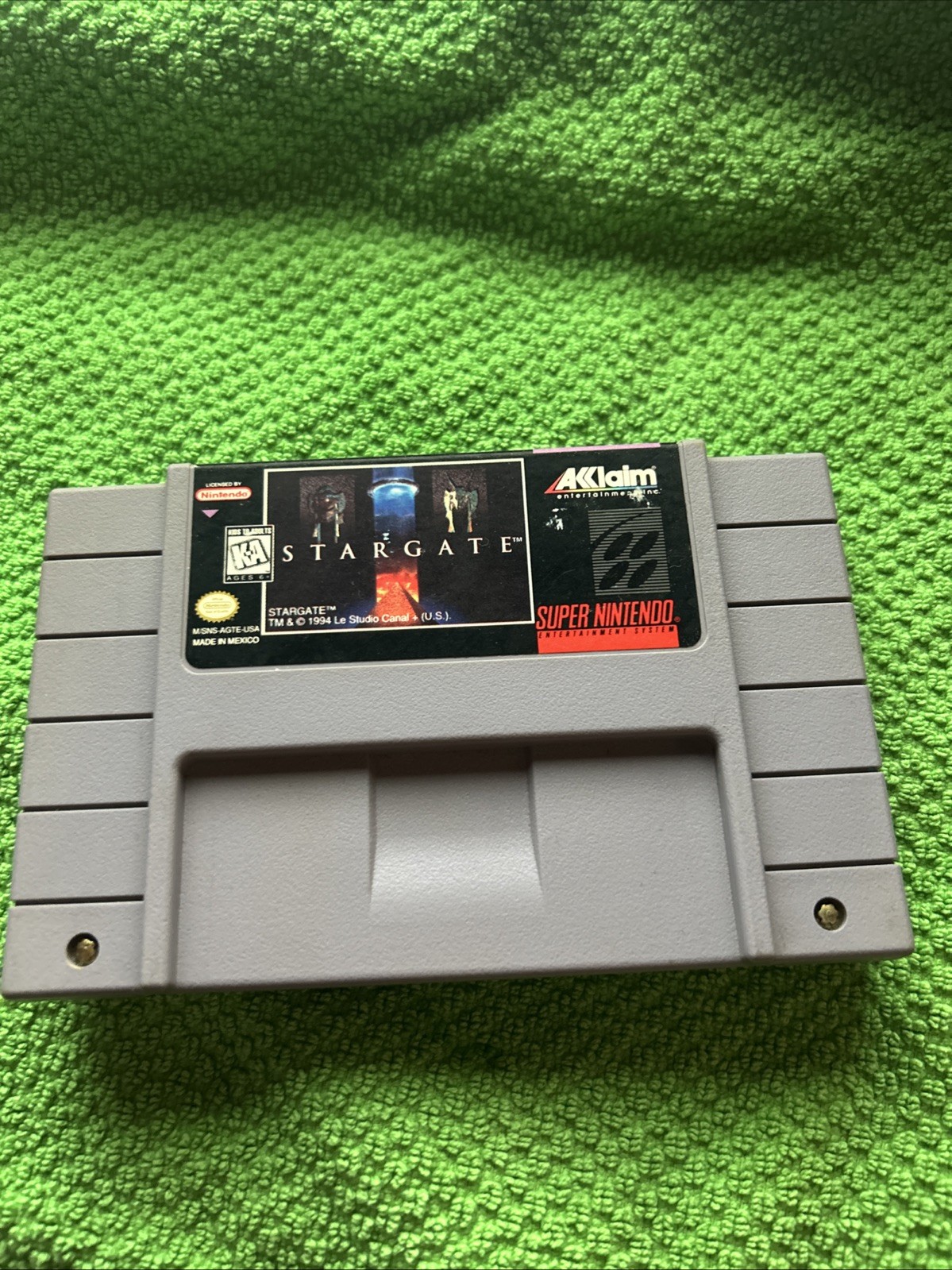 Stargate (Super Nintendo Entertainment System, SNES, 1995) Game Cartridge Only