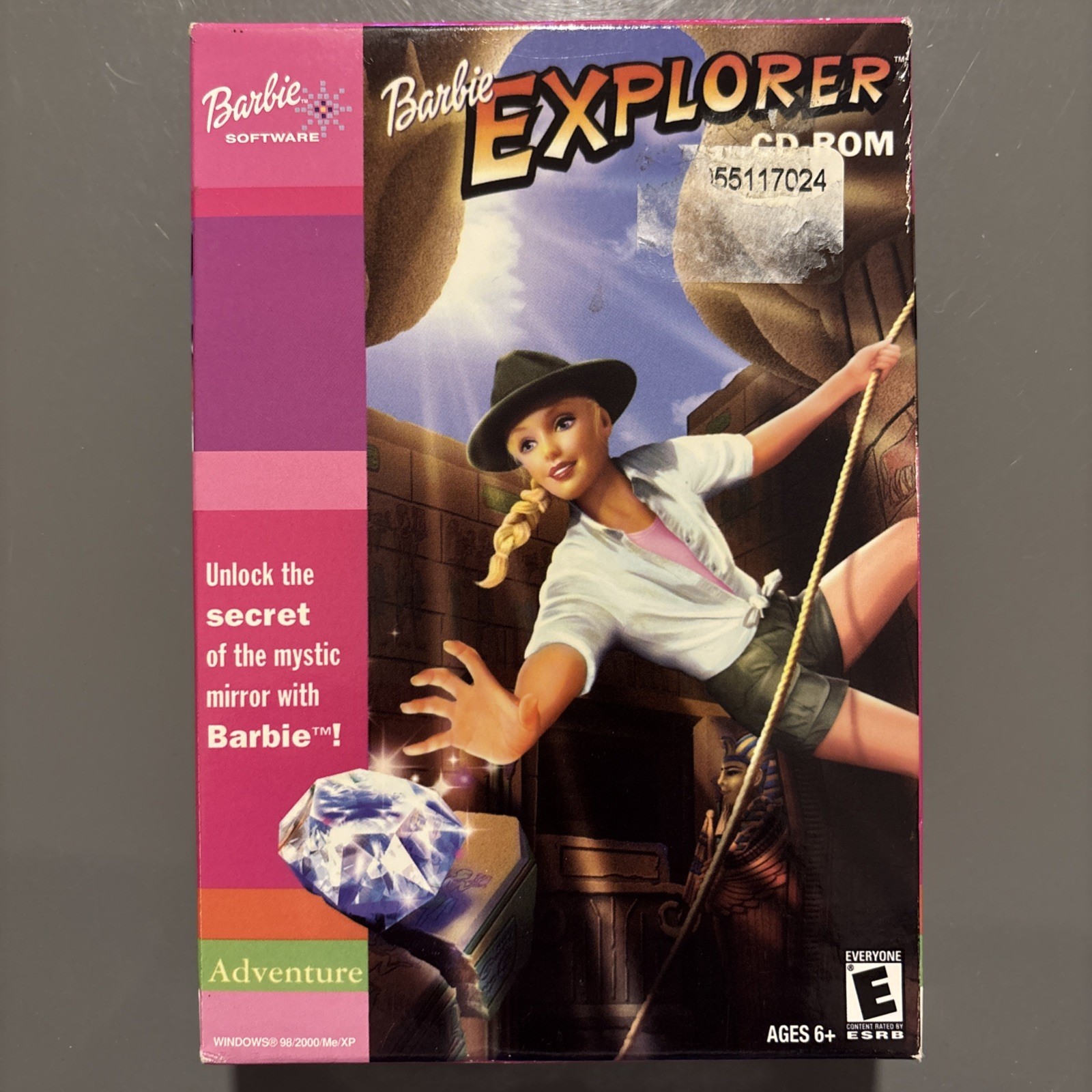 Vintage 2002 Barbie Explorer CD-ROM Windows PC Video Game Mattel – New Sealed