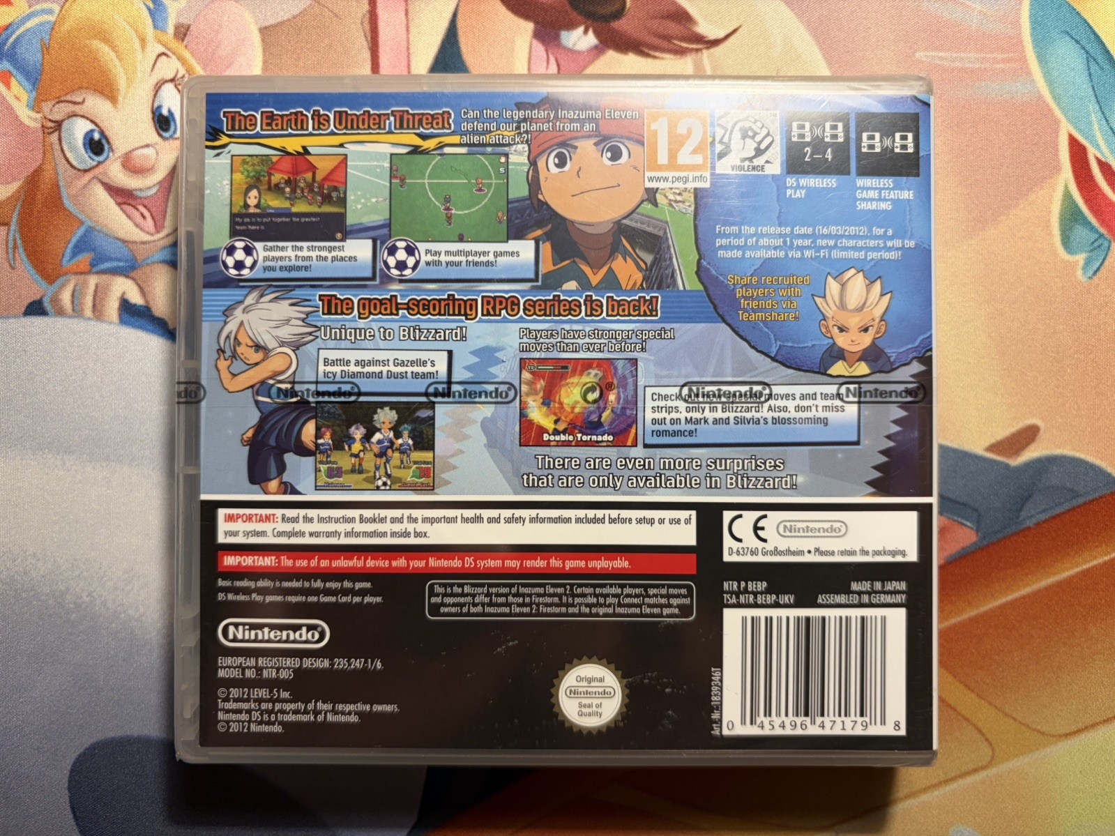 DS Inazuma Eleven 2 Blizzard Games PAL REGION FREE – English – Sealed