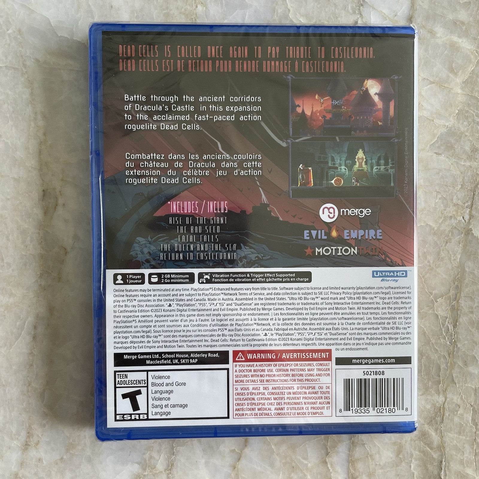 DEAD CELLS RETURN TO CASTLEVANIA NEW FACTORY SEALED 2023 Sony Playstation 5 PS5