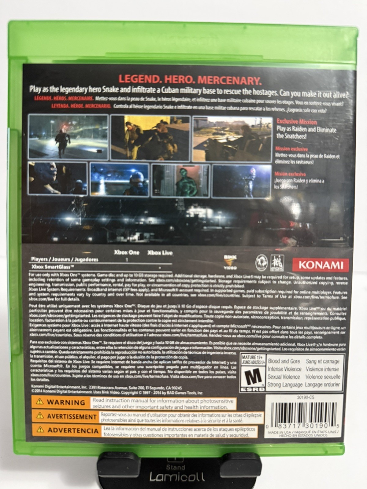 Metal Gear Solid V: the Phantom Pain Collectors Edition (PS4)