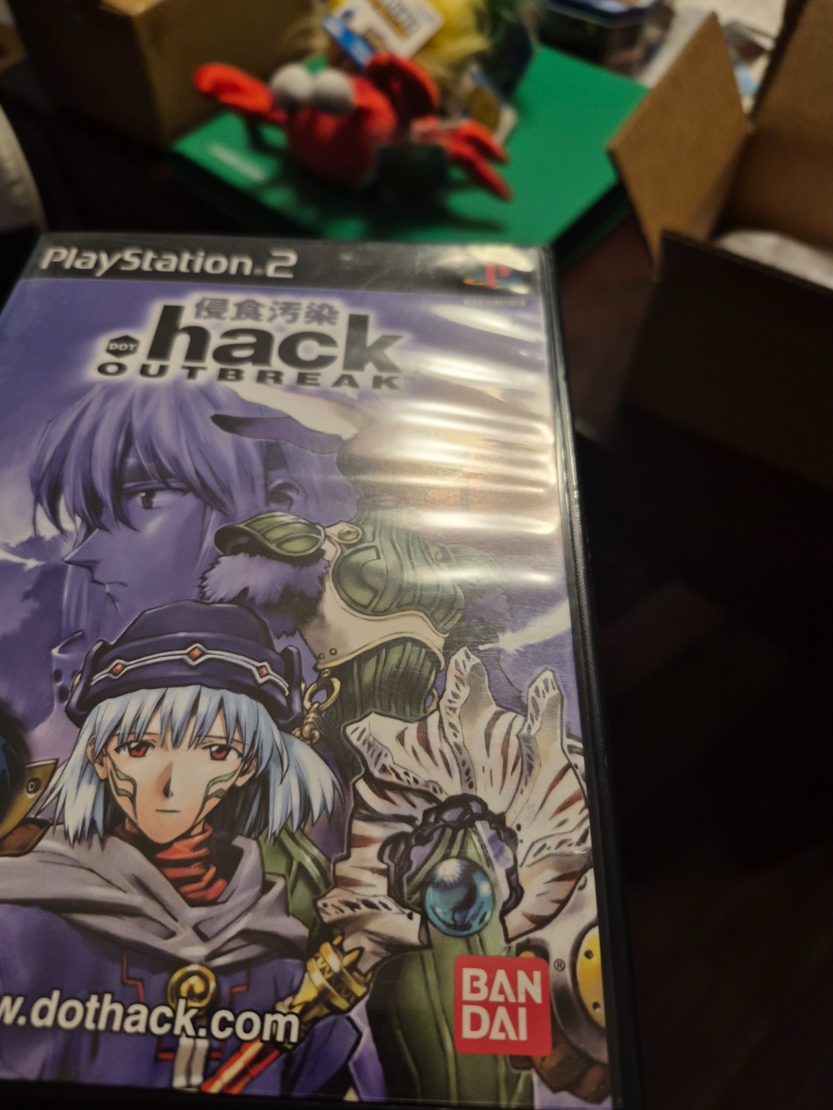 .hack Outbreak Part 3 PS2 2003 Black label COMPLETE w/ bonus DVD