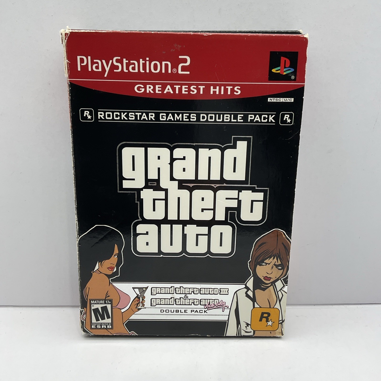 Grand Theft Auto Double Pack PS2. -Tested|No Maps|1 YR Warranty|Free Shipping