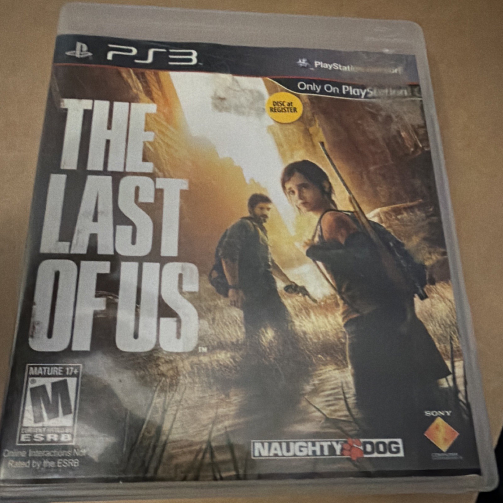 The Last of US Part I PS3 Very Good Condition Disc As Is Case