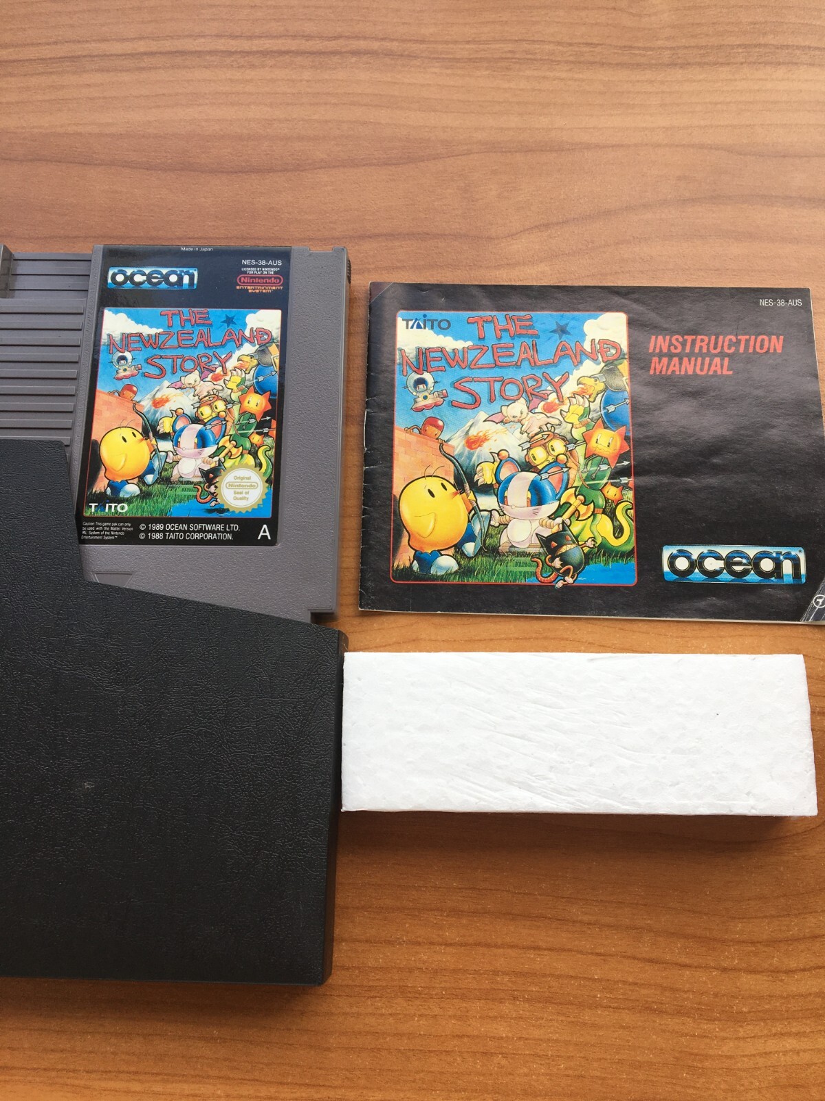 Nintendo NES Game: The New Zealand Story PAL-A CIB MATTEL AUS