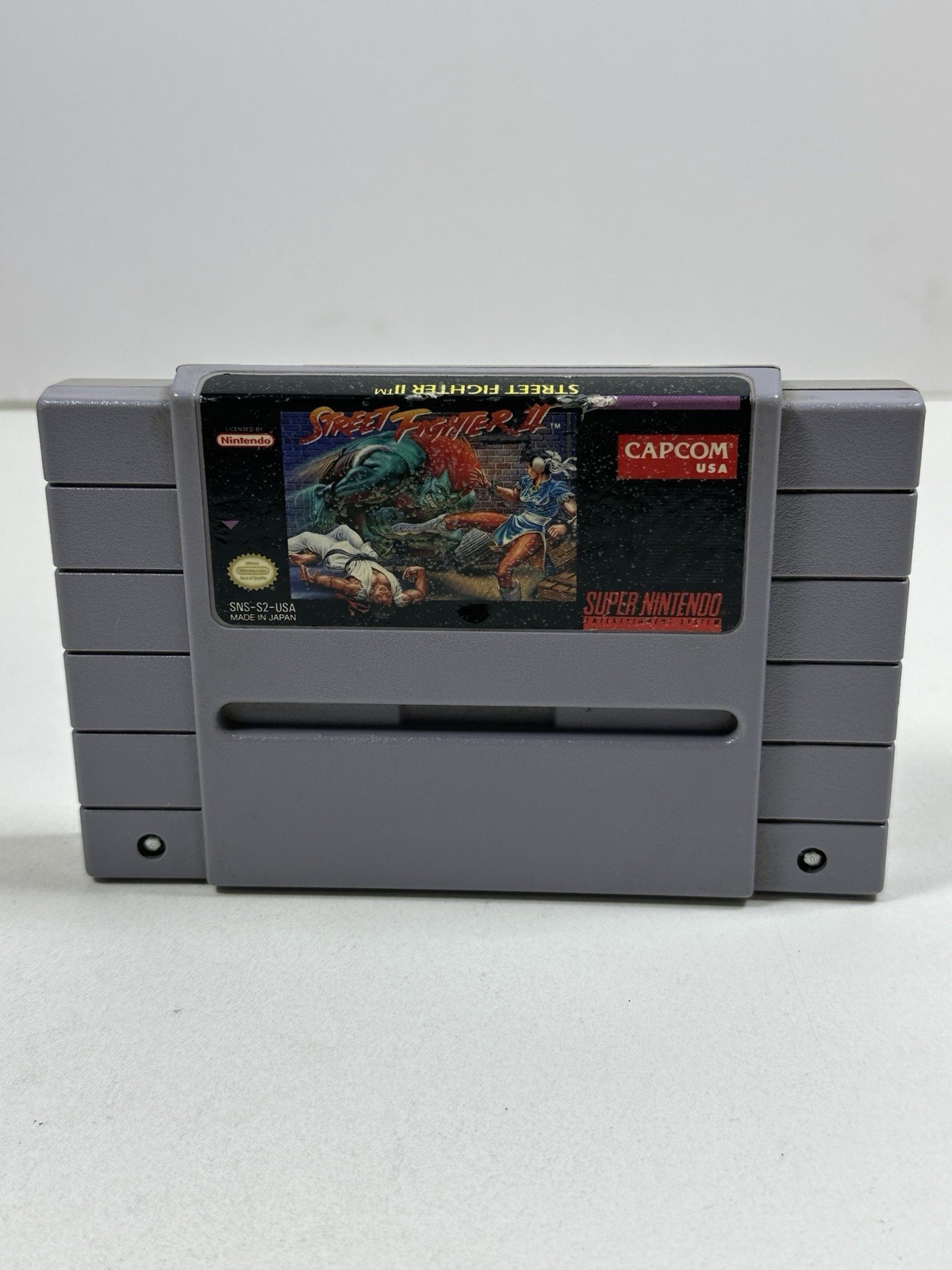Street Fighter II 2 Super Nintendo SNES 1992 Game Cartridge Only
