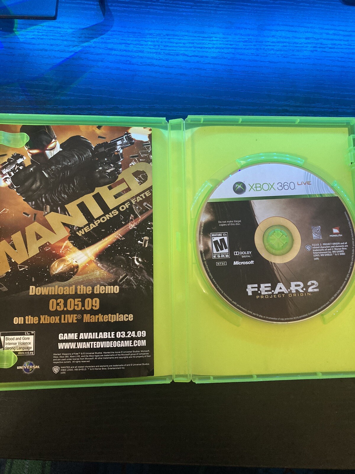 F.E.A.R. 2: Project Origin (Microsoft Xbox 360, 2009)
