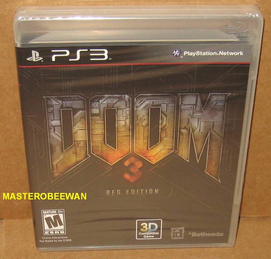 Doom 3 BFG Edition (PlayStation 3, 2012) PS3 New Sealed