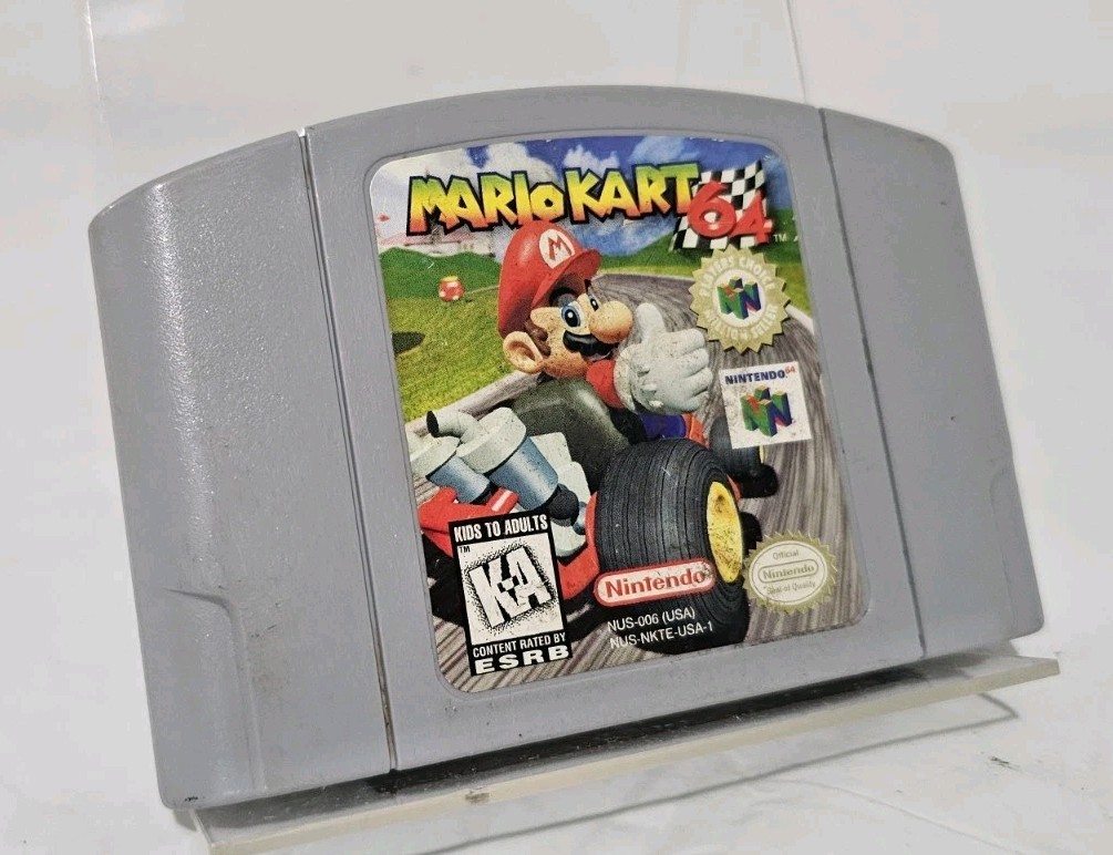 Mario Kart N64 Nintendo 64, 1996 Authentic Game Cartridge Only Tested
