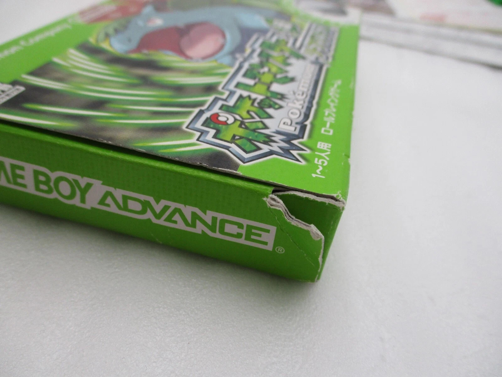 GBA Pokemon Fire Red & Leaf Green 2Games w/ Box & Adapter Japan Pocket Monster