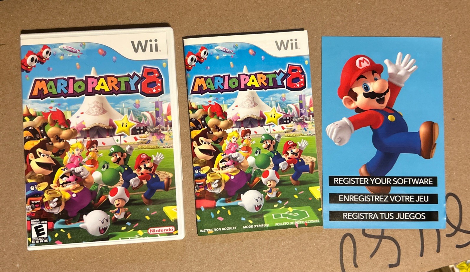 WII Case Lot NEW super Mario party 8 Kirby’s Dreamland Zelda twilight princess