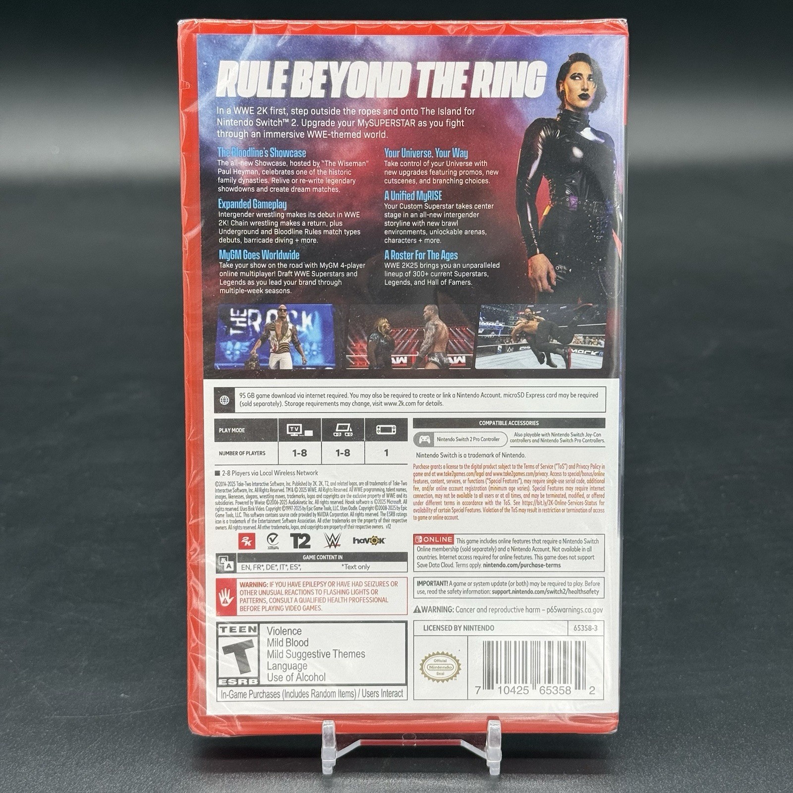 WWE 2K25 (Code-In-Box) for Nintendo Switch 2 [New Video Game]