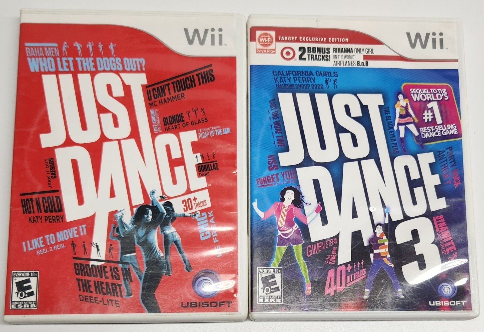 Just Dance 1 and 3 (Nintendo Wii) Bundle, Complete, Tested