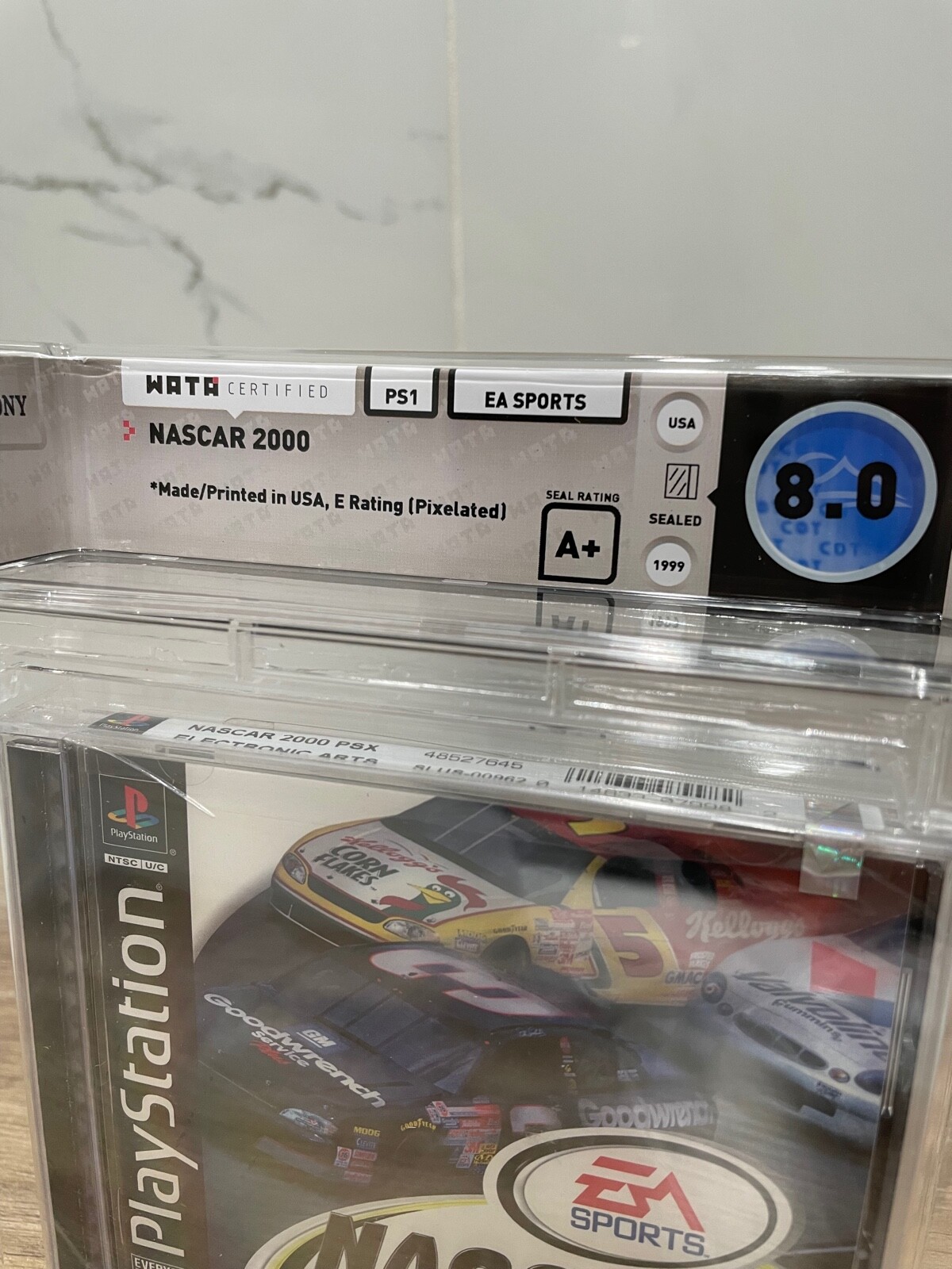 NASCAR 2000 Sony Playstation Factory Sealed Video Game Wata 8.0 Graded EA Sports