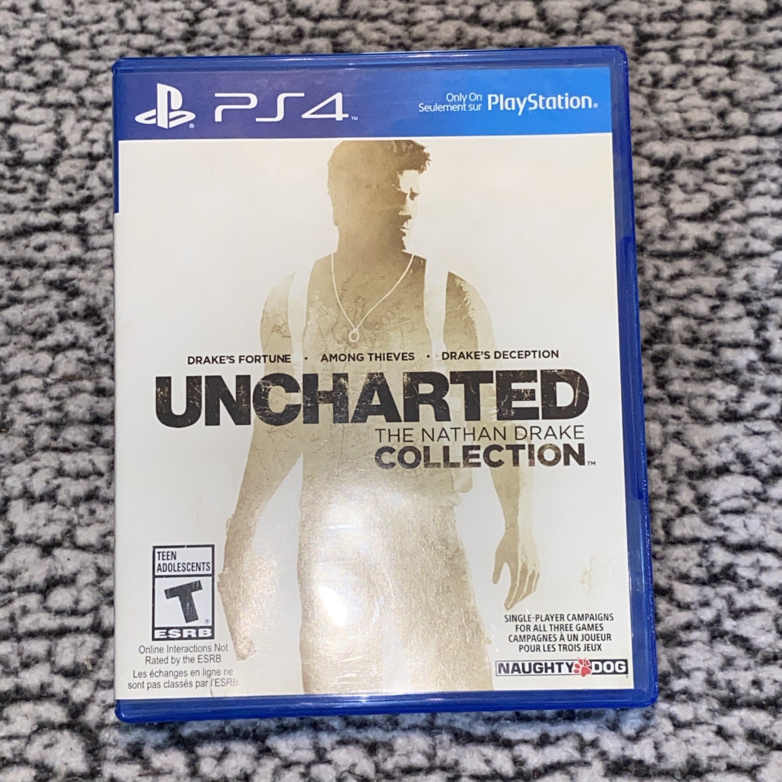 PlayStation 4 Uncharted: The Nathan Drake Collection Video Game Tested EUC