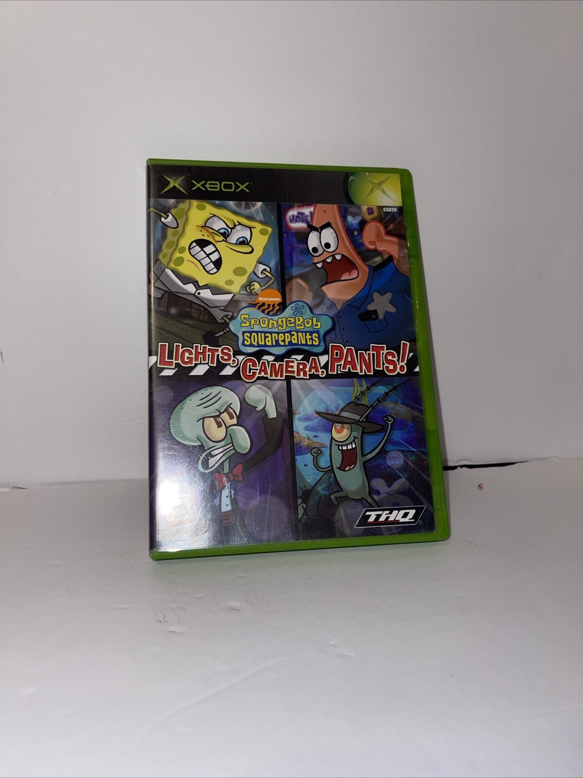SpongeBob SquarePants: Lights, Camera, Pants (Microsoft Xbox, 2005) Complete