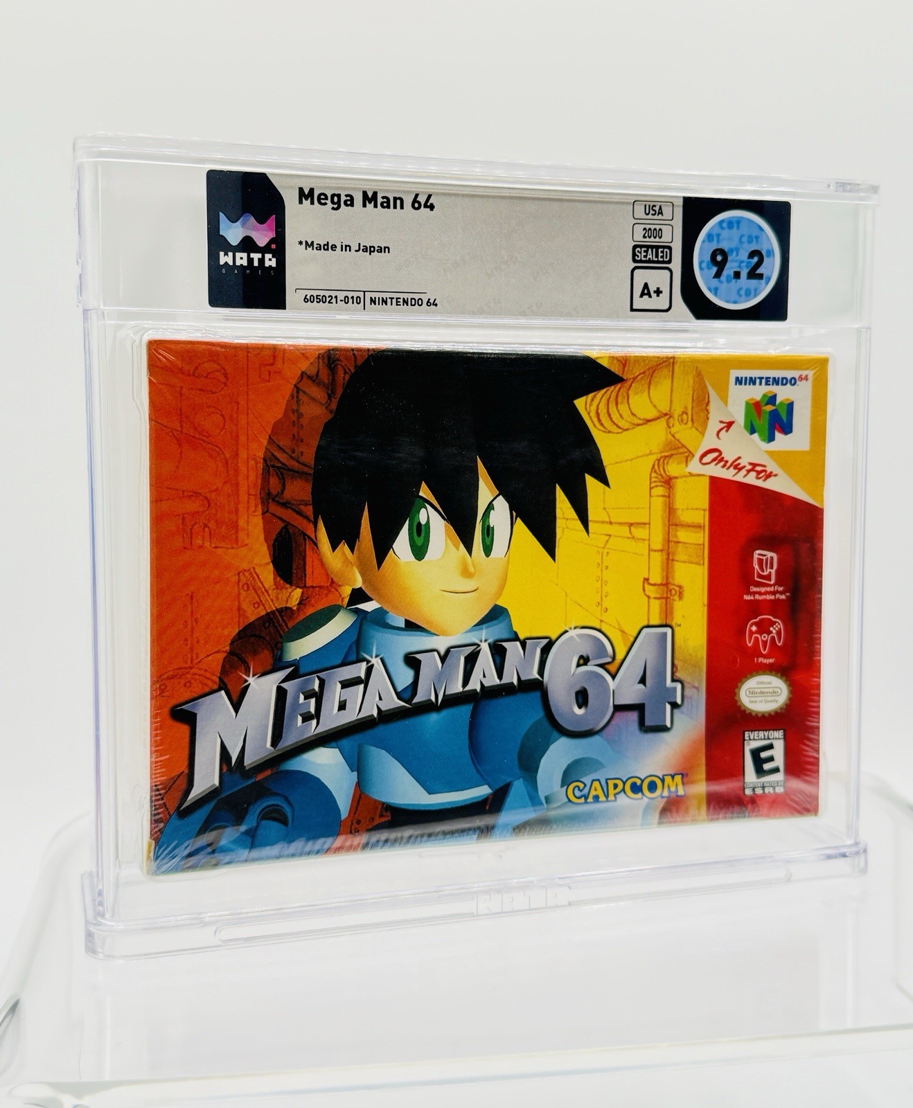 Mega Man 64 Nintendo 64 – N64 – Sealed GRADED WATA 9.2 A+