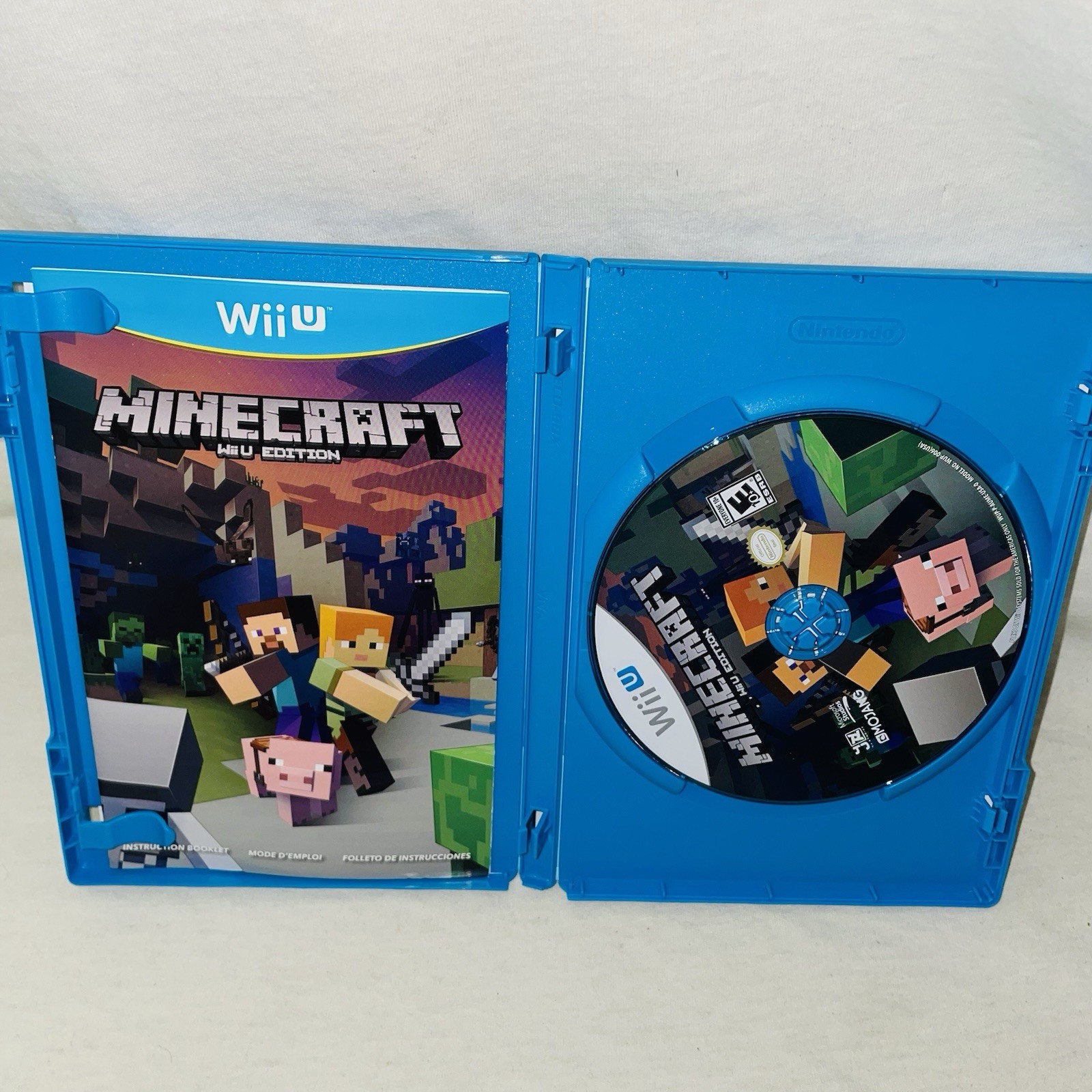Minecraft Video Game for Wii U Nintendo Microsoft Mojang 2016 Edition