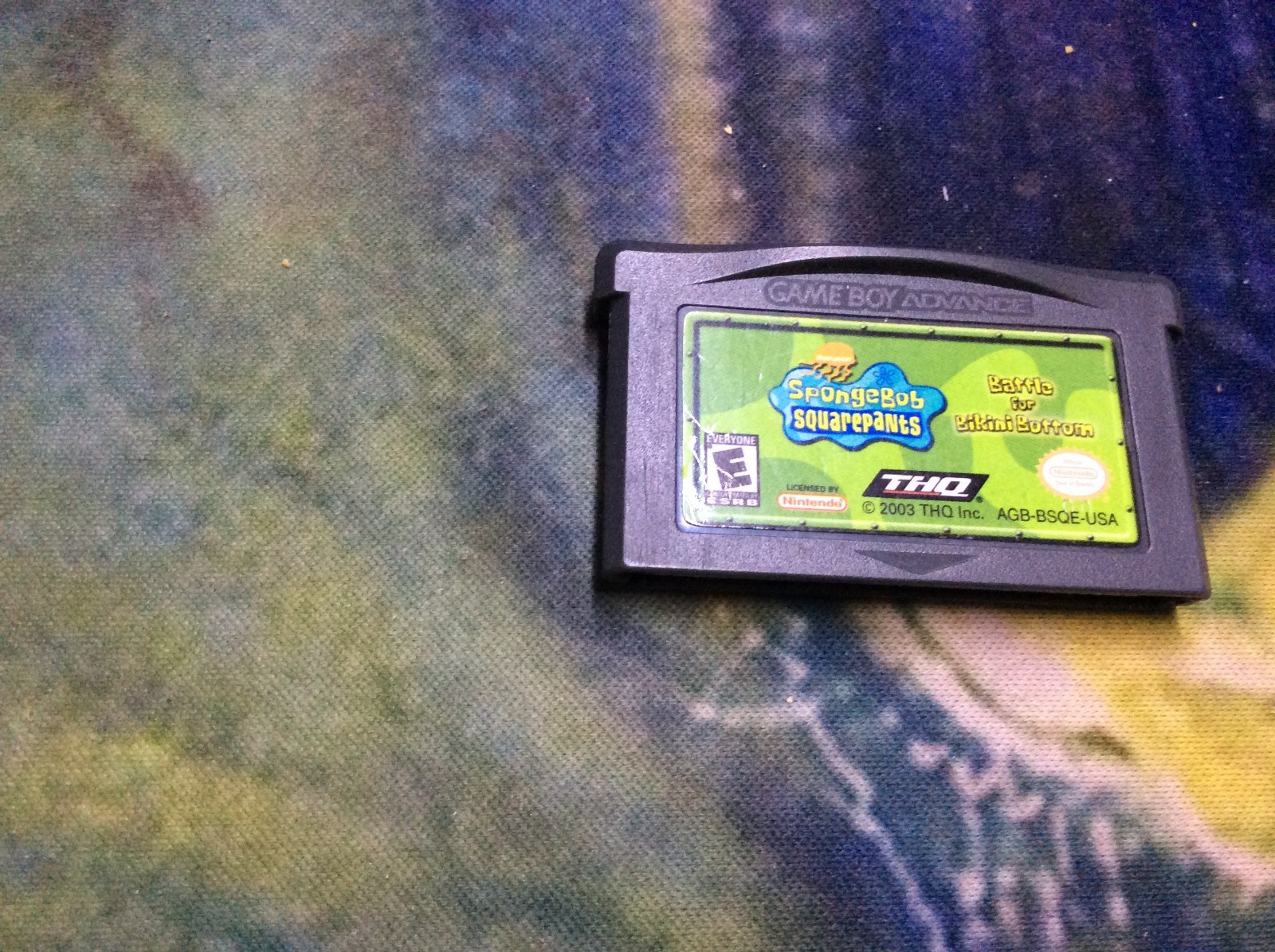 SpongeBob SquarePants: Battle for Bikini Bottom Game Boy Advance GBA TESTED