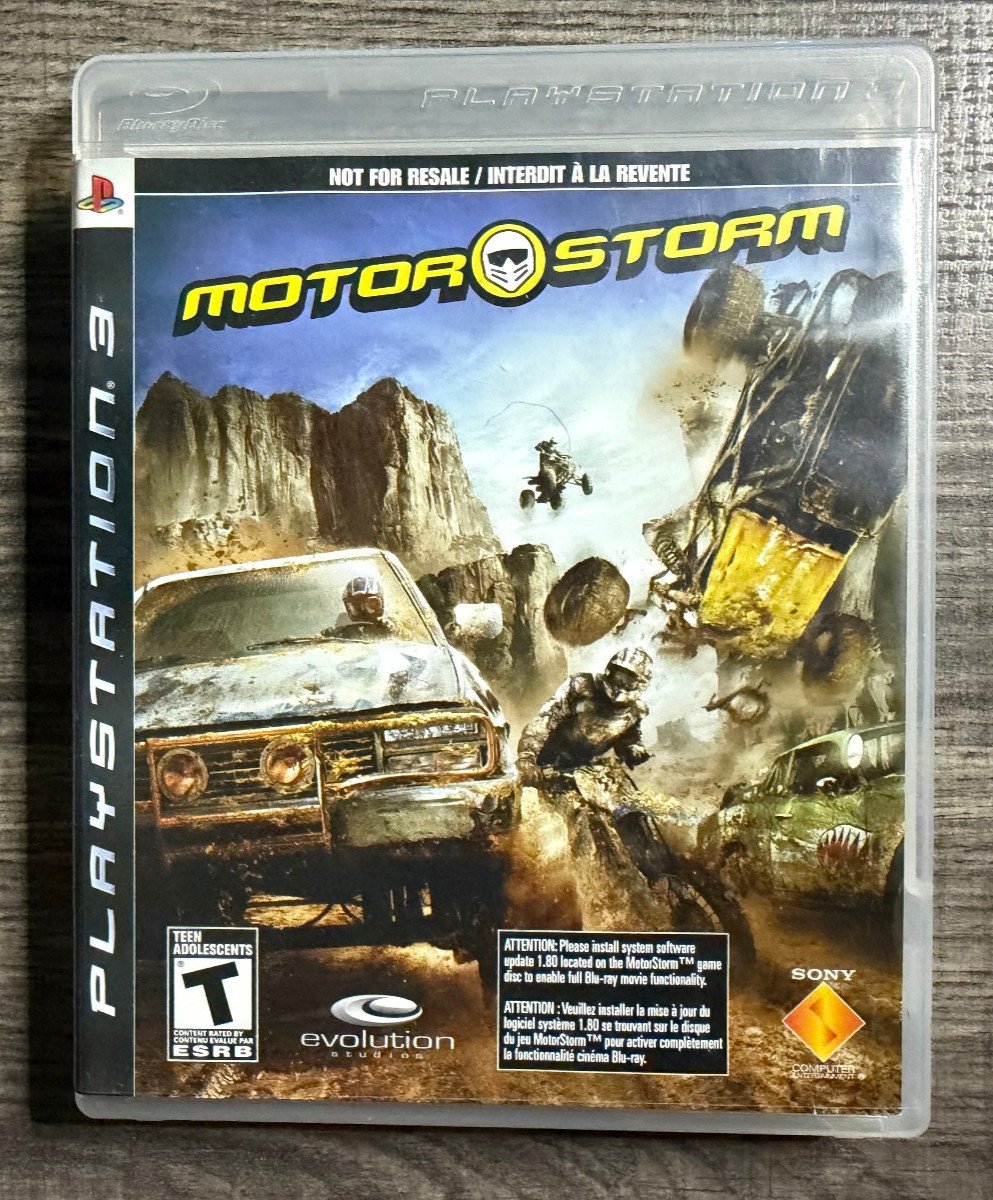 MotorStorm – Sony Playstation 3 PS3 – Acceptable Condition