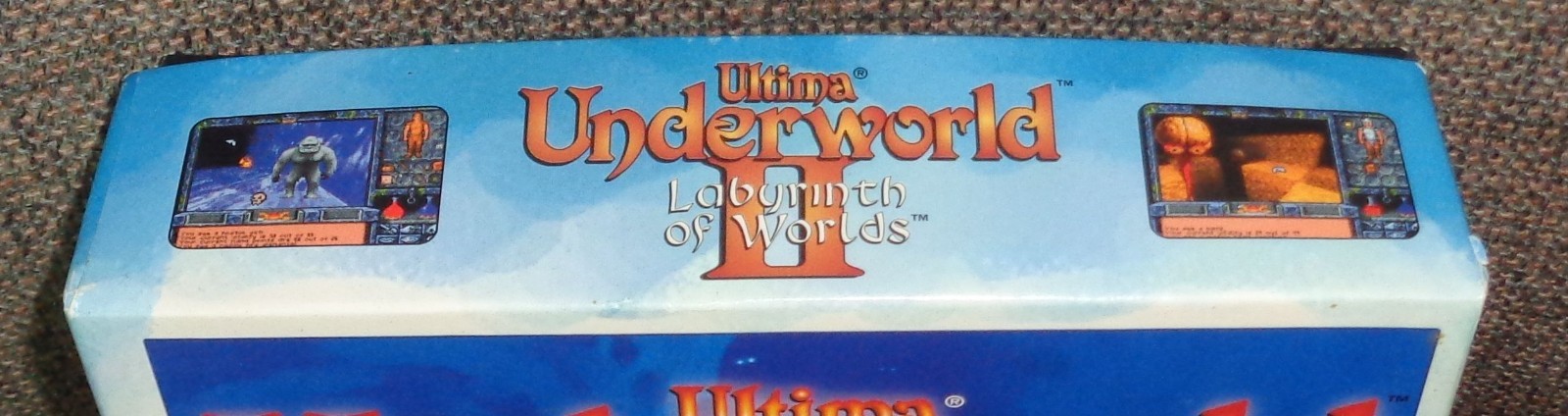 Ultima Underworld II 2 Labyrinth of Worlds Vintage PC Big Box Computer Game CIB
