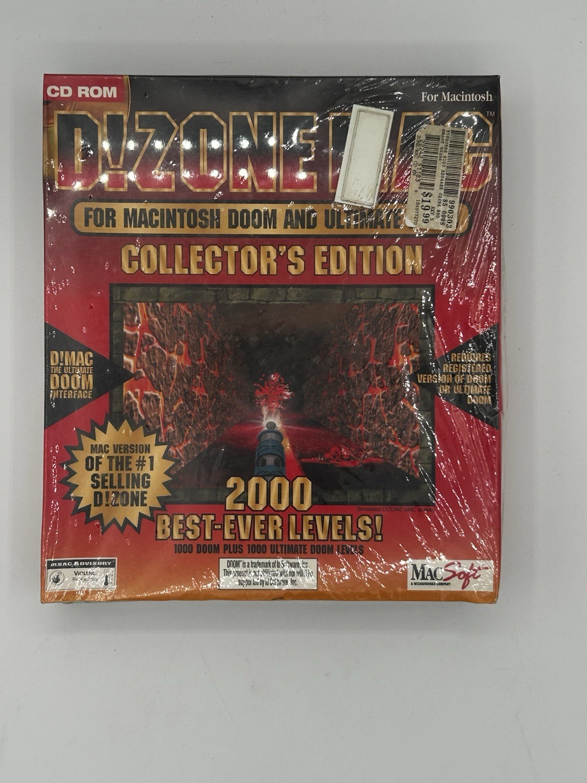 DZone Mac for Macintosh Doom and Ultimate Doom (Apple, 1995) Sealed