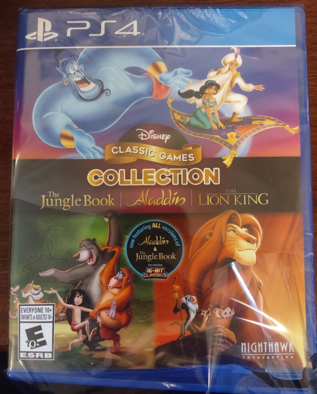 Disney Classic Games Collection Jungle Book, PS4, SEALED IN A CRACKED CASE!